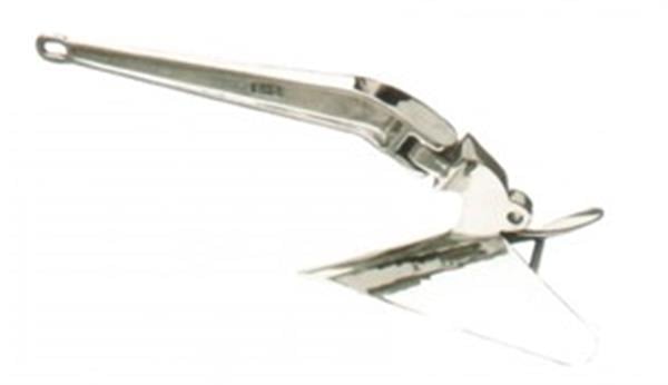 Pulluk tip çıpa, paslanmaz çelik 16KG