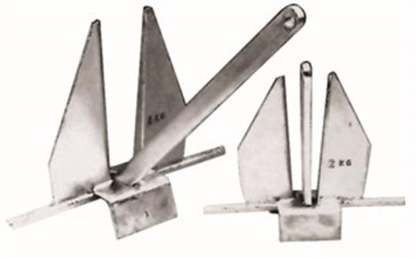 Danforth tipi çıpa, galvaniz 2,5KG