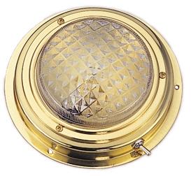 Tavan lambası. Sarı. &Oslash; 171mm. 12V/15W. Şeffaf ve kırmızı iki ampull&uuml;.