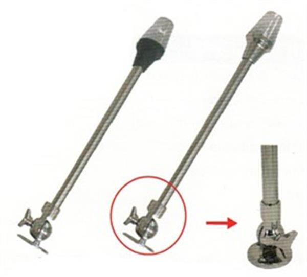 Direkli Silyon Feneri 12V 67mm Paslanmaz Çelik