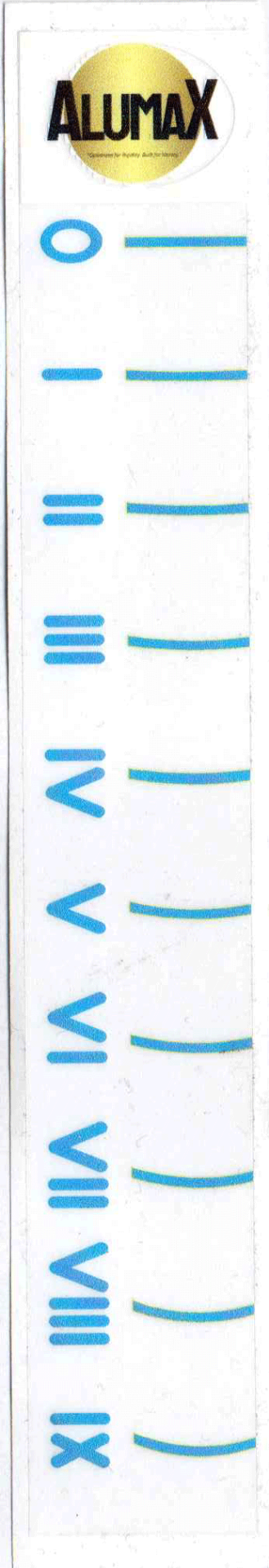 ALUMAX Bumba Ölçü Bantı Mavi 291-1